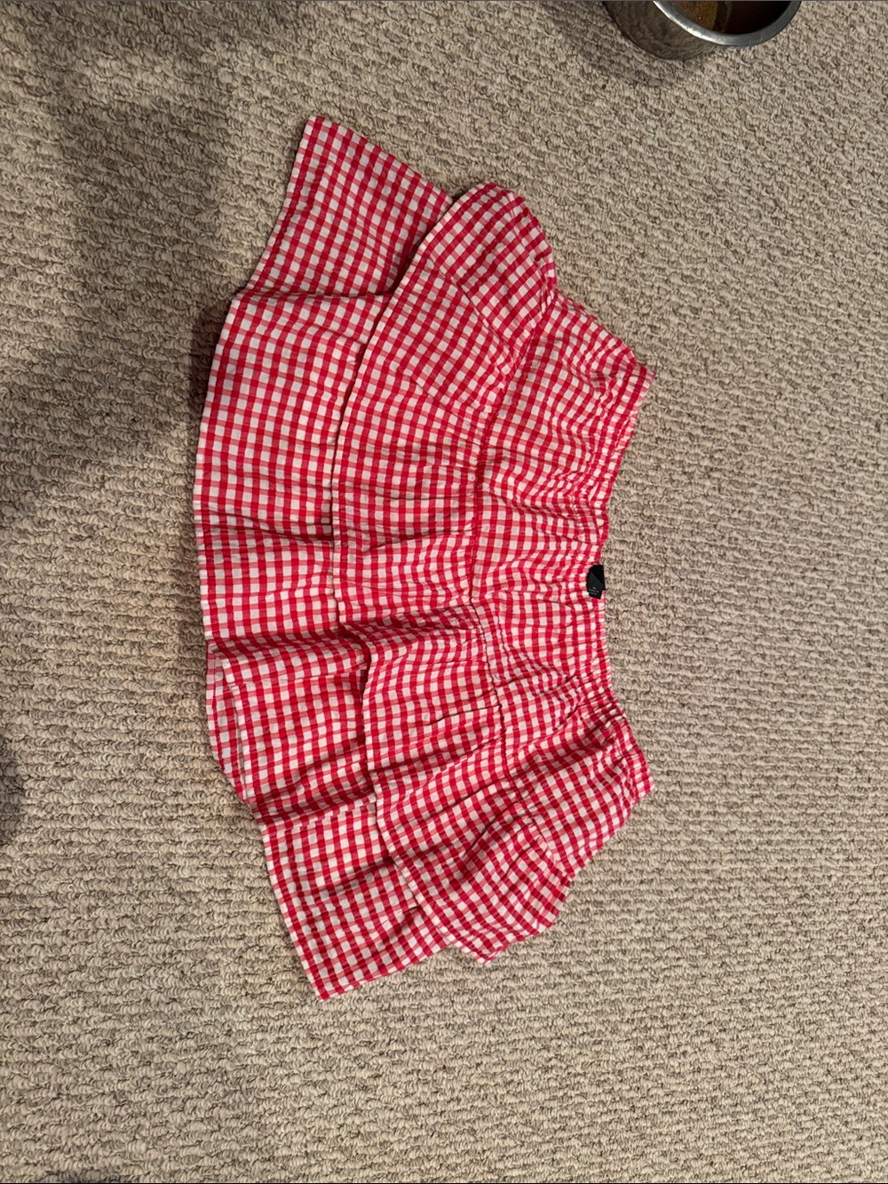 wild fable Red Gingham Tiered Skort